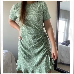 Tall Floral Short Sleeve‎ Dress